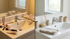 20 minuter – och ditt badrum ser snyggt ut: vad du ska gömma först
