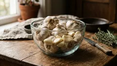 Hur man snabbt skalar små vitlöksklyftor: 3 metoder för att rengöra stora mängder vitlök